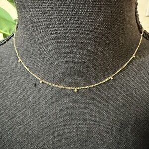 Gorjana Gold Necklace with Subtle Charms
